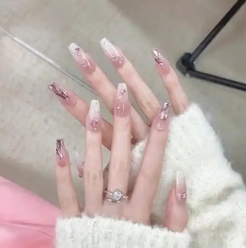 932024年新款小众ins风美甲 公主请查收78    94新款氛围感美甲