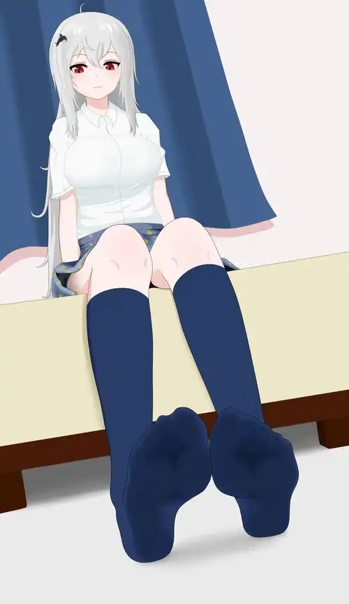 标量-脚掌着袜足底