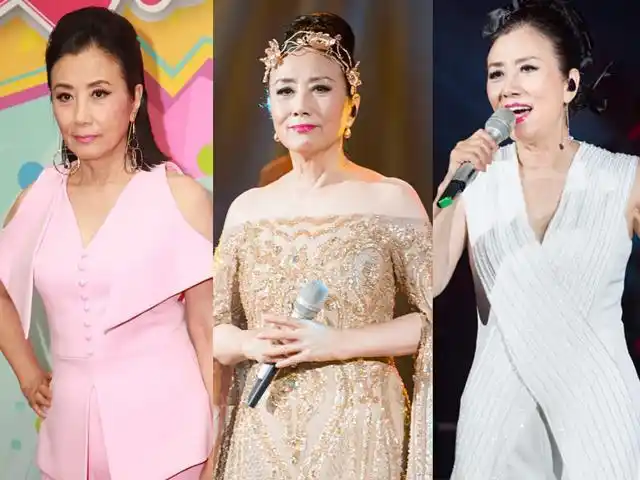 汪明荃同框郑裕玲73岁自然脸秒杀63岁整容脸身材一凹凸一扁平