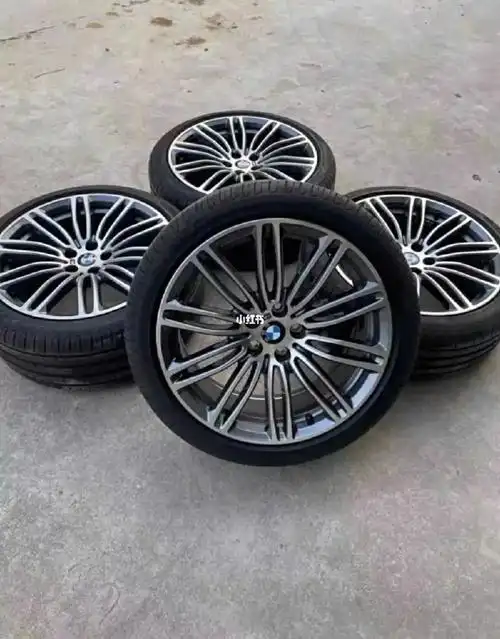 19寸宝马5系530m轮毂运动版带胎一套 原厂原车原装正品拆车件钢圈