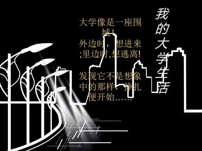 我的大学生活ppt