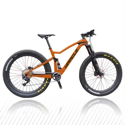 批发奇迹品牌 29er 提高全悬挂碳框架山地自行车自行车