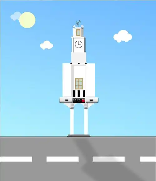 泉州钟楼插画练习