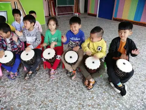 童之乐幼儿园～遇见非洲鼓感受音乐不同的魅力