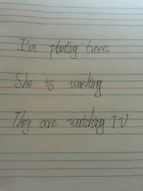 一般现在及现在进行时的句子 433 2010-08-14 5个现在进行时句子 244