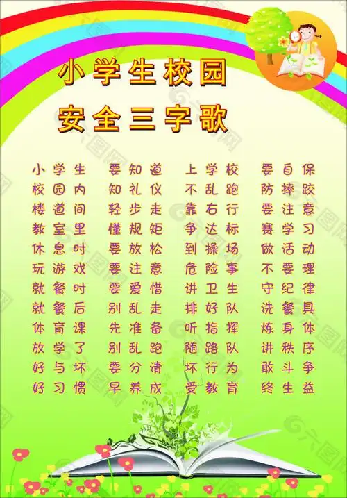 校园安全歌