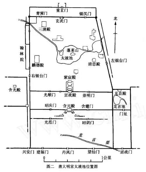 转载唐朝长安大明宫复原图