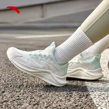 anta安踏漫步丨网面轻质缓震跑步鞋女春季凌云舒适运动鞋休闲透气女鞋