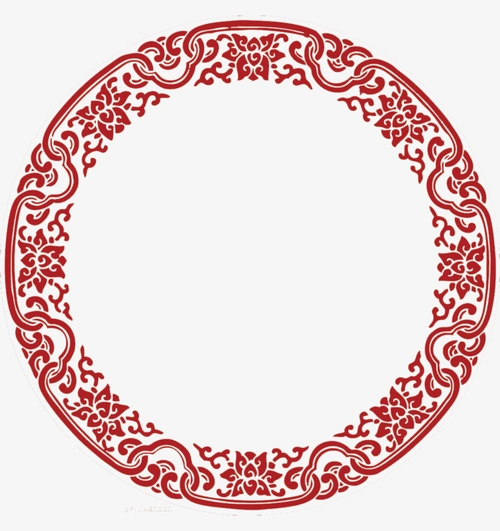 圆形边框