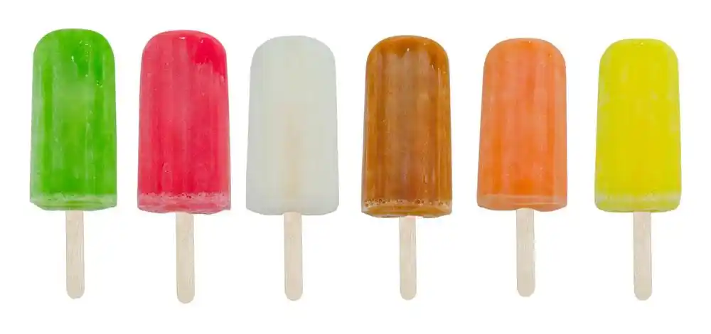 五颜六色的冰棍图片_唯美图片