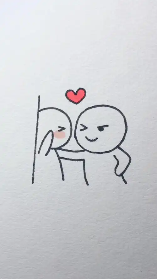 怎么画壁咚颜草团简笔画