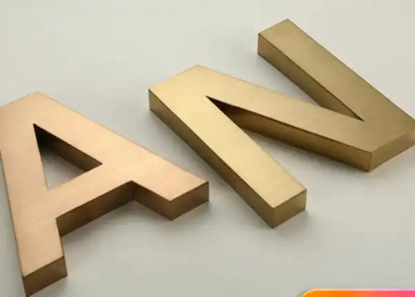 广告钛金字怎么固定在大理石上