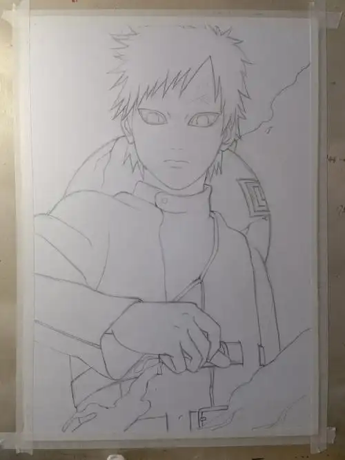 我爱罗一步一步教你画废系列