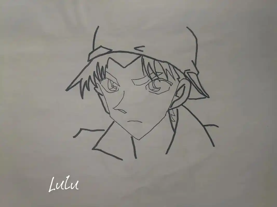 名侦探柯南 #手绘#安室透 #怪盗基德 最近画的稿子,开学 - 抖音