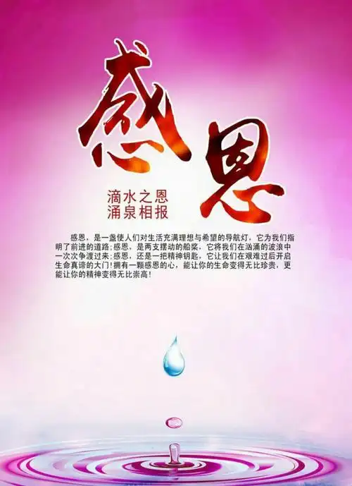 感恩的心 感谢有您