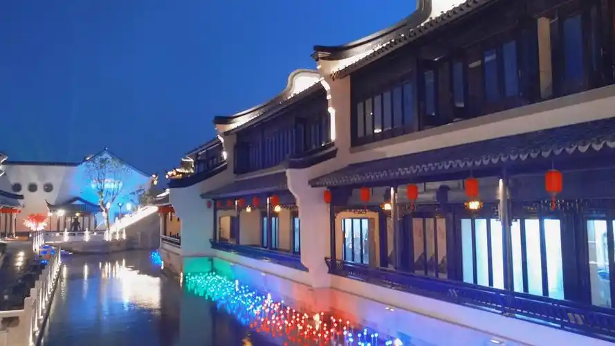 嘉善新西塘夜景