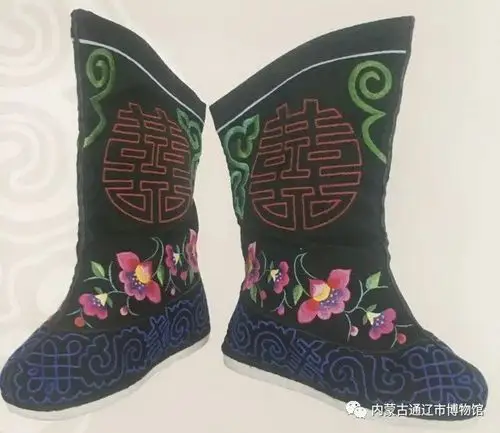 【蒙古族服饰】乌拉特服饰——乌拉特靴子及配饰