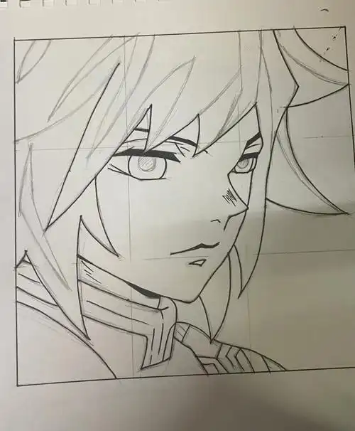 鬼灭之刃手绘线稿