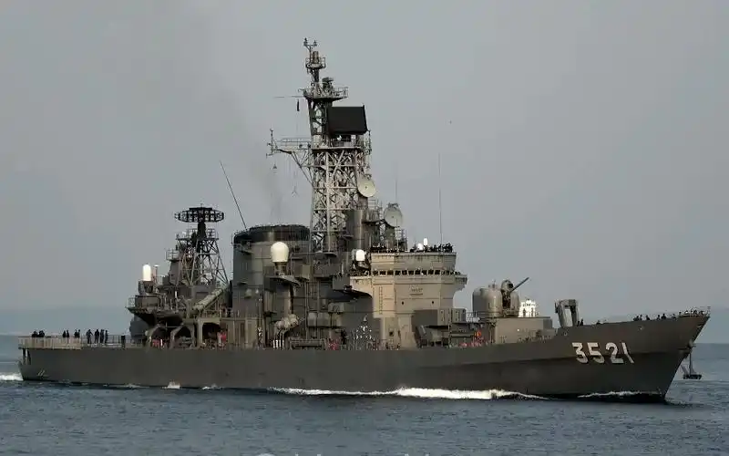 【海上自卫队】旗风级驱逐舰(训练舰)"岛风"号(tv-3521)关门西航(2021