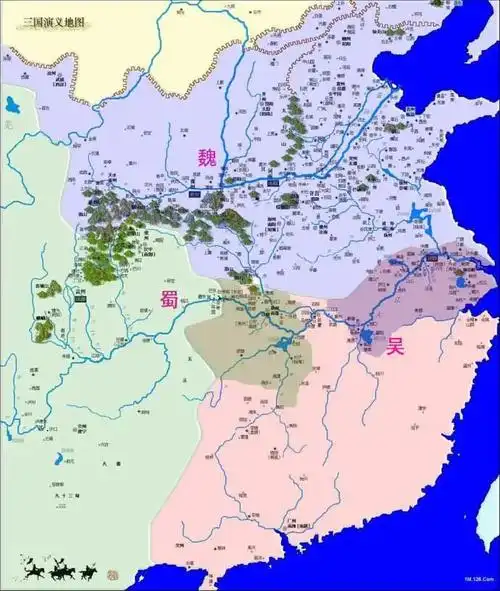 公元263年,攻灭蜀汉将益州和南中纳入版图,曹魏国土约达四百万平方