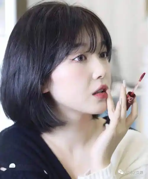 风情万种"初恋短发"._中国_发型_形象