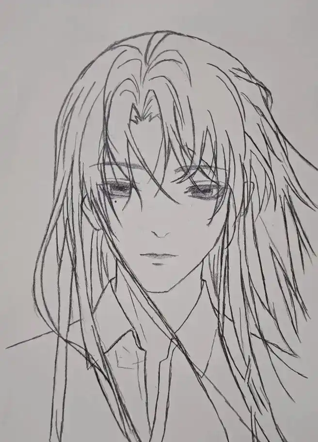 不健全关系滕瑞雨 #手绘临摹 #过程图 #画渣日常  - 抖音