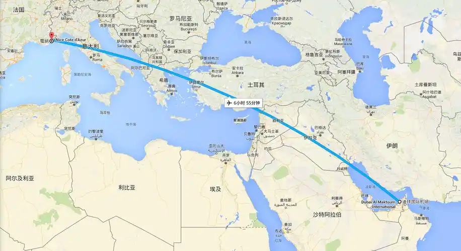 迪拜地图位置 迪拜地图位置图片