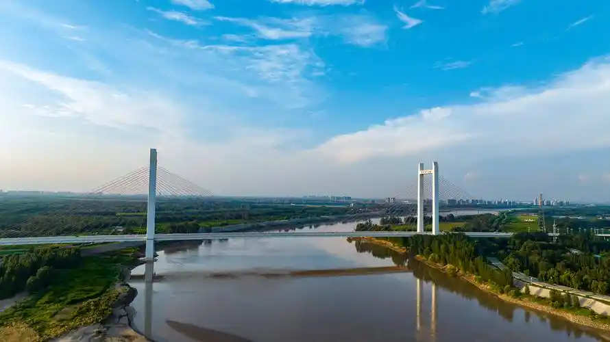 齐河黄河大桥,投资12亿,只为尽快融入省城_济南_德州_湿地景观