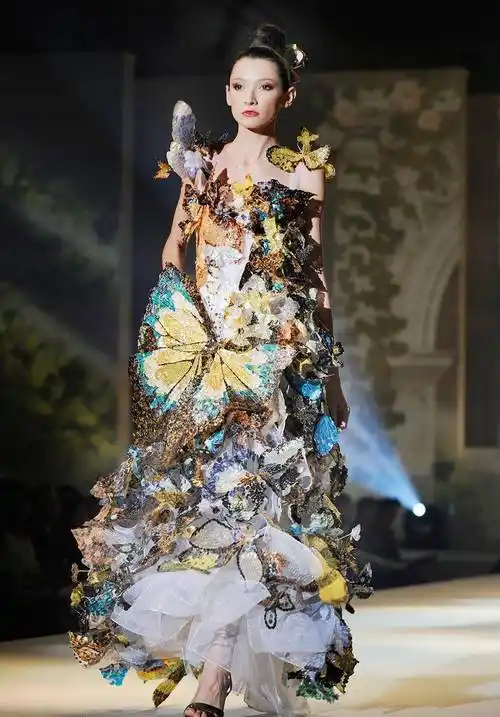 大自然是最好的设计师:五彩斑斓的蝴蝶给了服装设计师无尽的灵感_元素