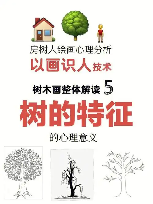 不同树特征的心理意义—房树人绘画心理分析