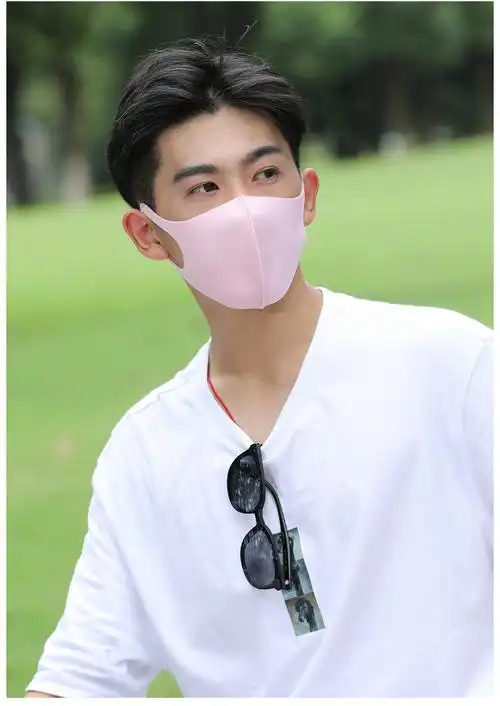 户外防晒防雾霾口罩明星款可水洗轻薄呼吸阀网红骑行防尘黑色面罩