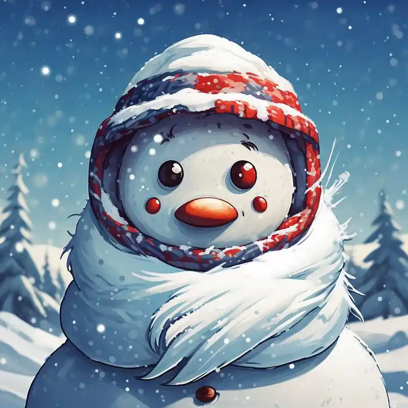 寒冷的冬天,一起来换个可爱的雪人头像吧!