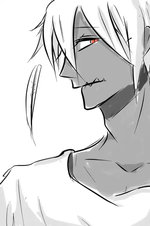 第一个第二个都画了,把我第三个孩子随手摸一下吧,horror,是乌鸦拟人