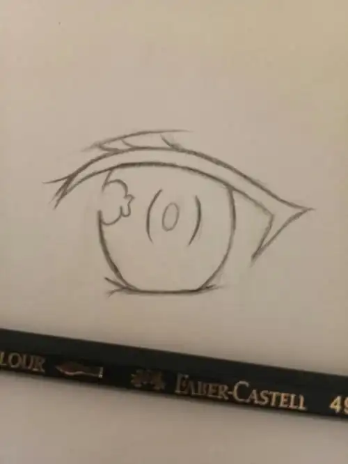 彩铅 眼睛