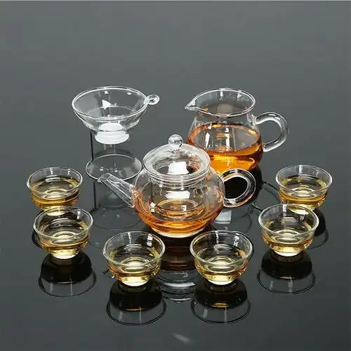 耐高温玻璃茶具套装家用整套杯子泡茶壶茶杯套装功夫茶一件批发