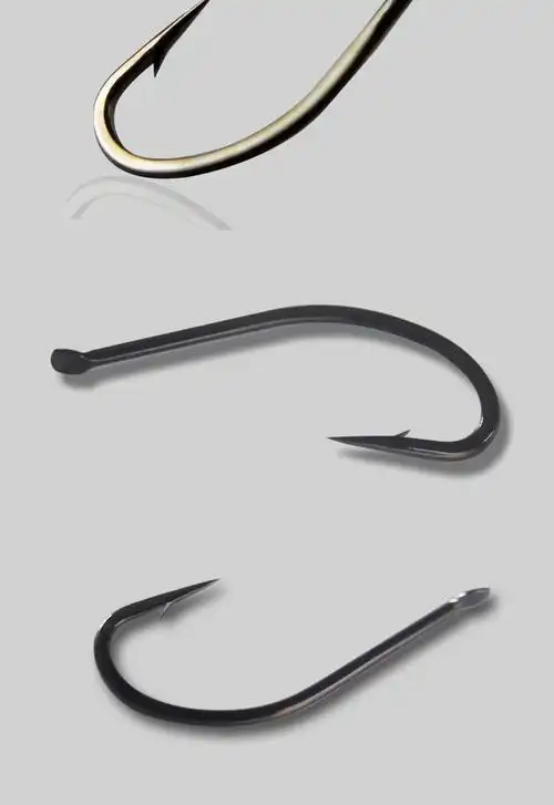 汉鼎丸世鱼钩长柄日本有倒刺散装钩子钓鱼钩海钓鲫鱼鲤鱼钩进口丸世16