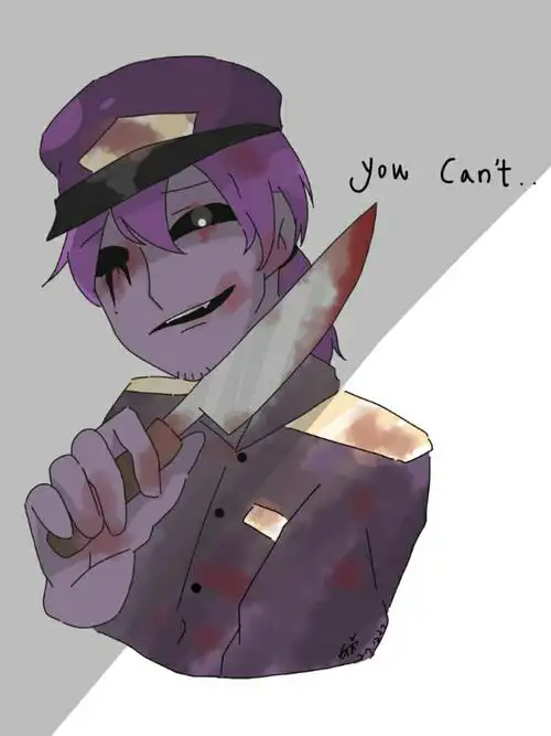 初次画紫衣人                       有点画不好qwq