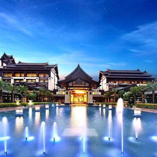 广东清远熹乐谷温泉度假酒店 高级双床房/亲子房/主题房1晚,含早餐