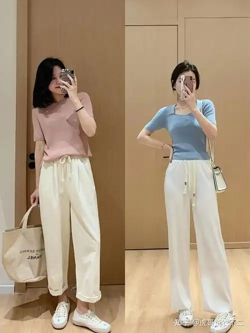 小白裤与小白鞋的搭配虽简单但要注意这几点才更高级