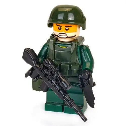 特种兵特警小人军事积木810岁男孩拼装玩具直升机飞行部队直升机超多