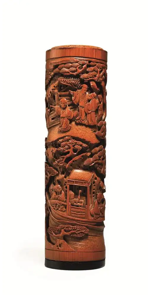 以竹为纸,刀刻风雅——2021春拍竹雕top50欣赏