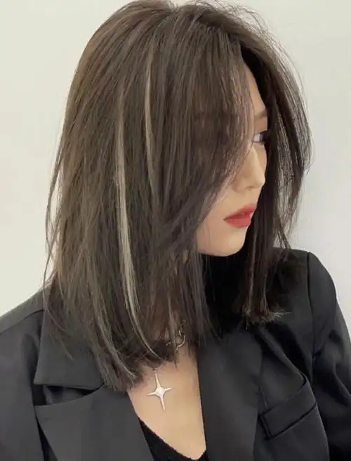 千禧染发混血风挑染