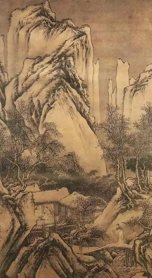 一幅明代雪景山水画,记录一件风雅事!