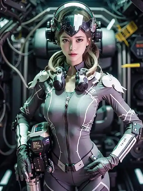 太空主题机甲美女高清壁纸希望大家喜欢