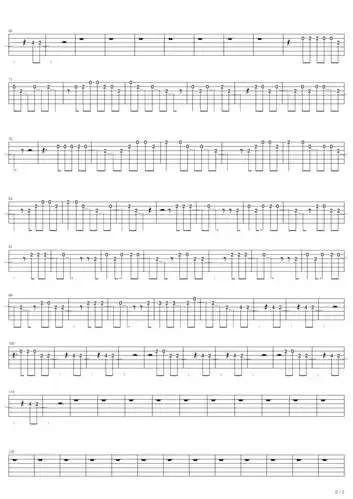 oasisfadeaway吉他谱