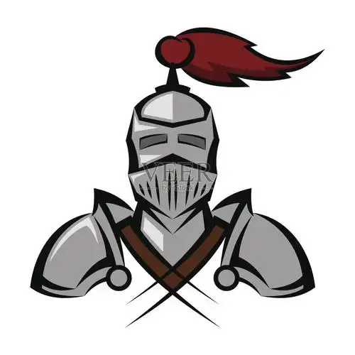 骑士插画图片素材