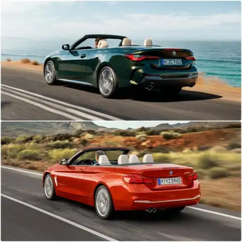 宝马4系敞篷车新老对比,你更喜欢硬顶还是软顶?