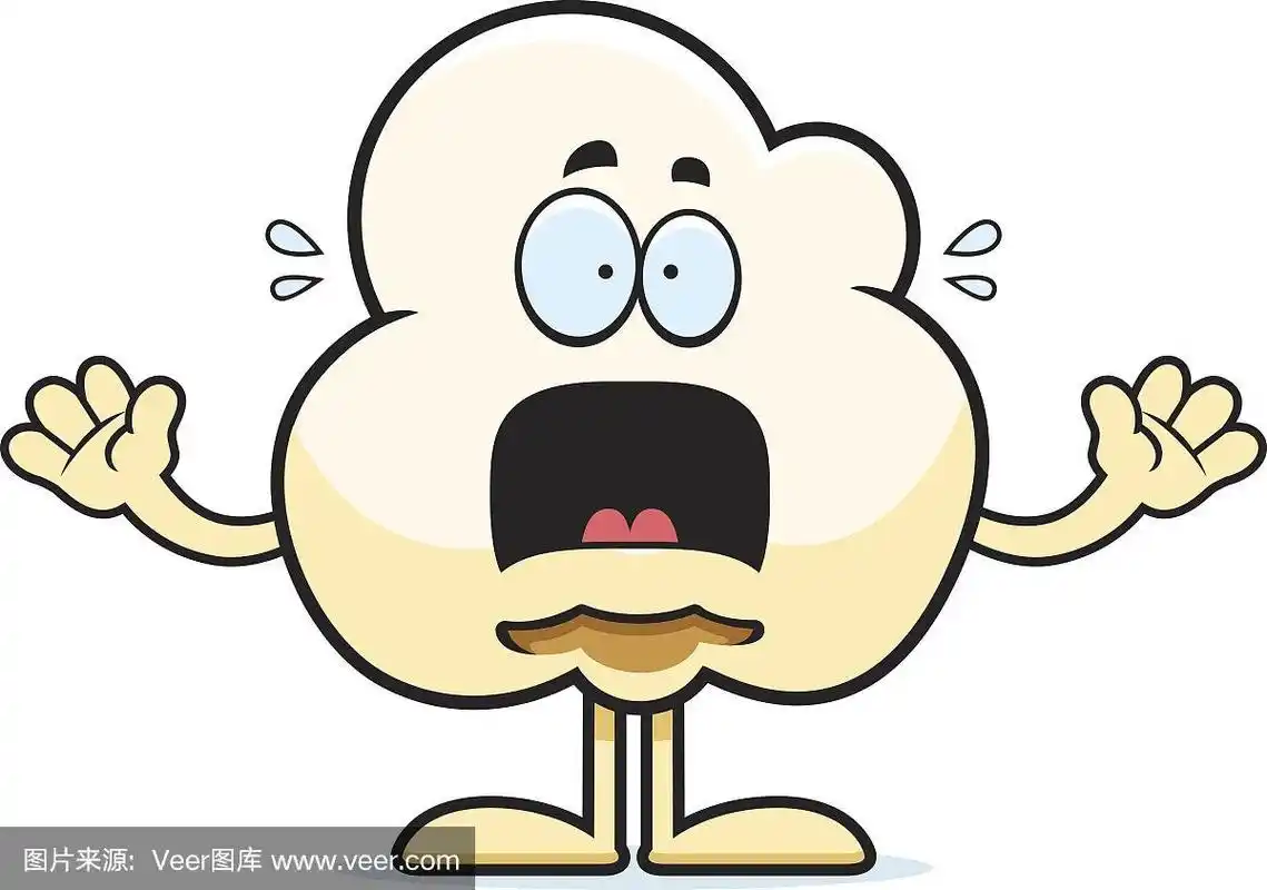 害怕卡通爆米花