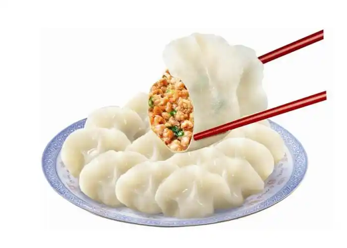 蓝湾纯手工制作大皮水饺生的