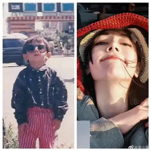 迪丽热巴婴儿时期旧照##迪丽热巴喀什